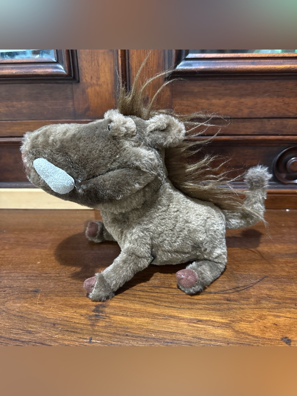 The Lion King Movie Talking Pumbaa Plush Stuffed Animal Disney Pumba Sound Works
